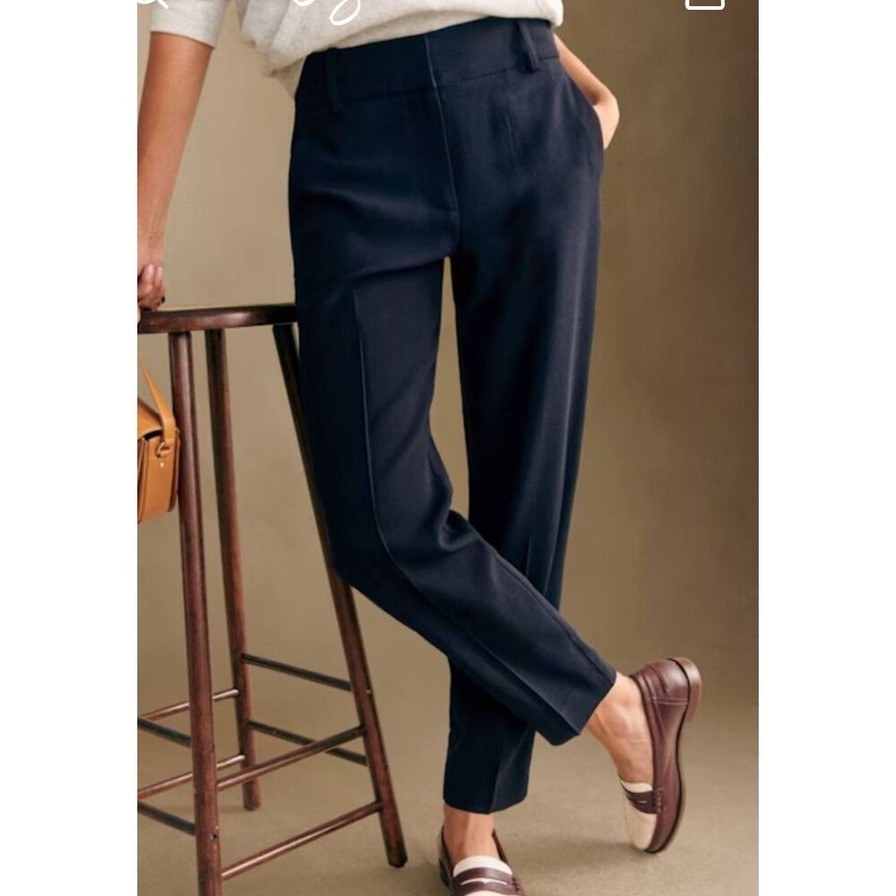 Sezane Gustavo Trousers in Navy sz 36/US 4
